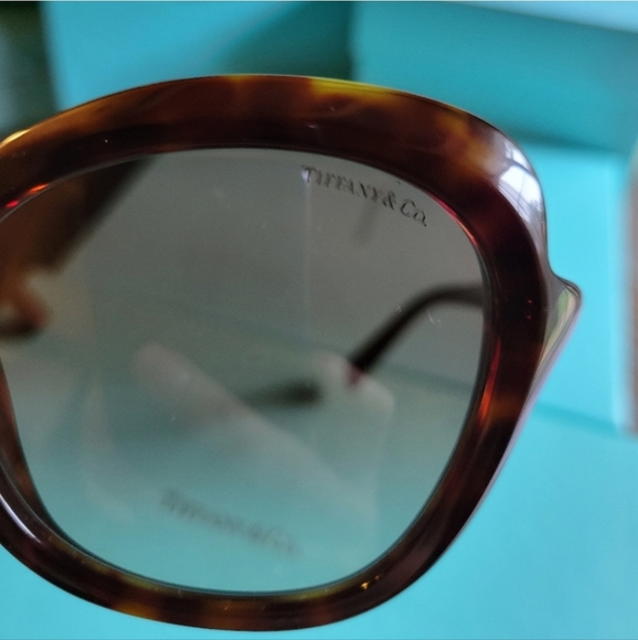 Tiffany & Co Pillow Sunglasses Havanah TF4154b - Picture 12 of 13